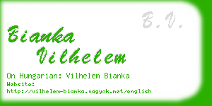 bianka vilhelem business card